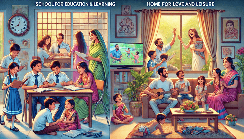 School for Education & Learning, Home for Love and Leisure